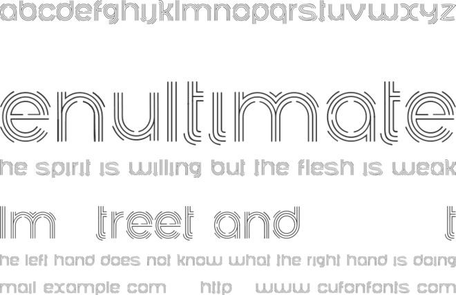 Ariadne font preview