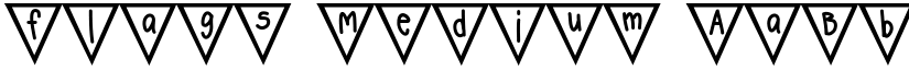 flags Medium font