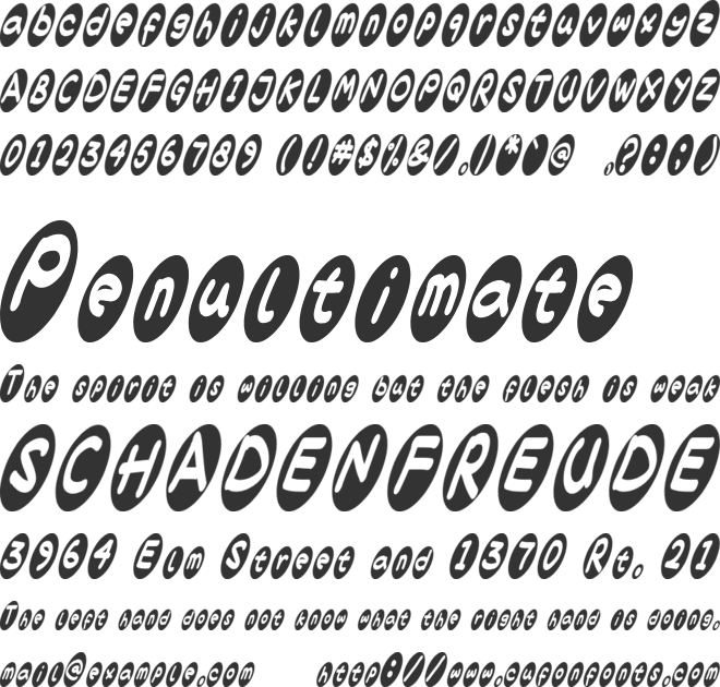 ovalium starmind font preview