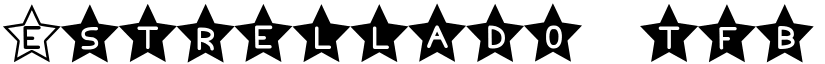 Estrellado tfb Regular font