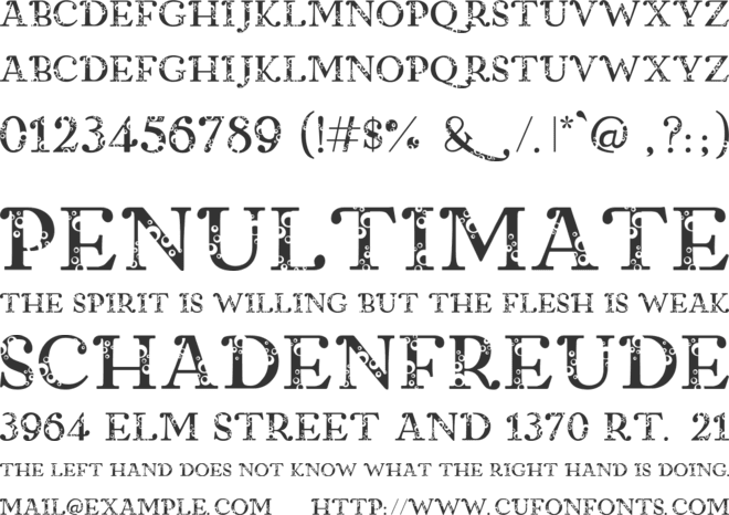 Bubble Beads font preview