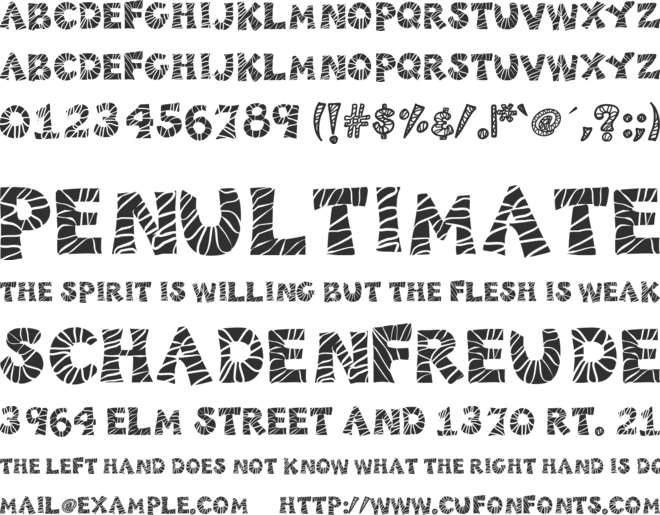 KB3ZebraPatch font preview
