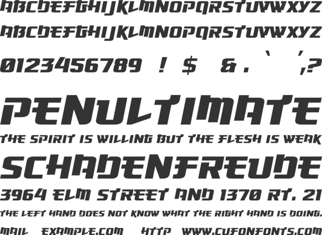 Osaka Sans Serif font preview