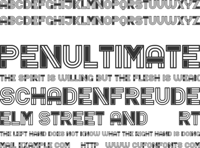 Bathroom font preview