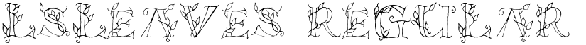 LSLeaves Regular font