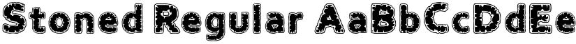 Stoned Regular font