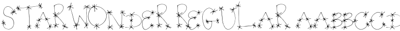 StarWonder Regular font