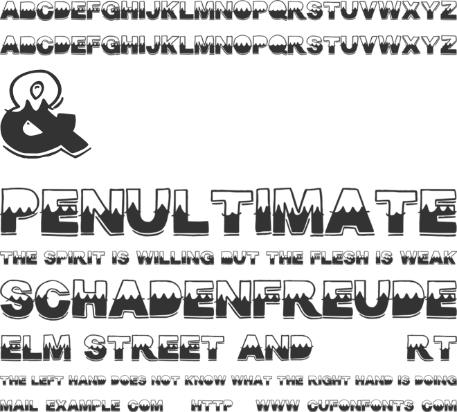 Midsummer Circus font preview