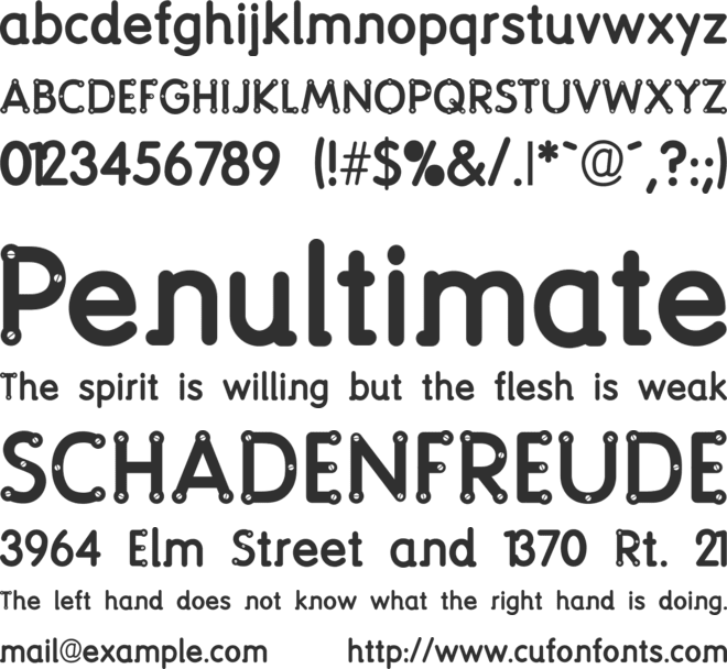 screwround font preview