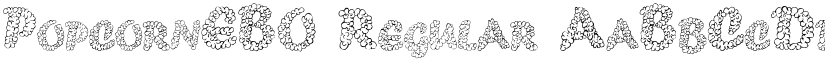 PopcornEBO Regular font