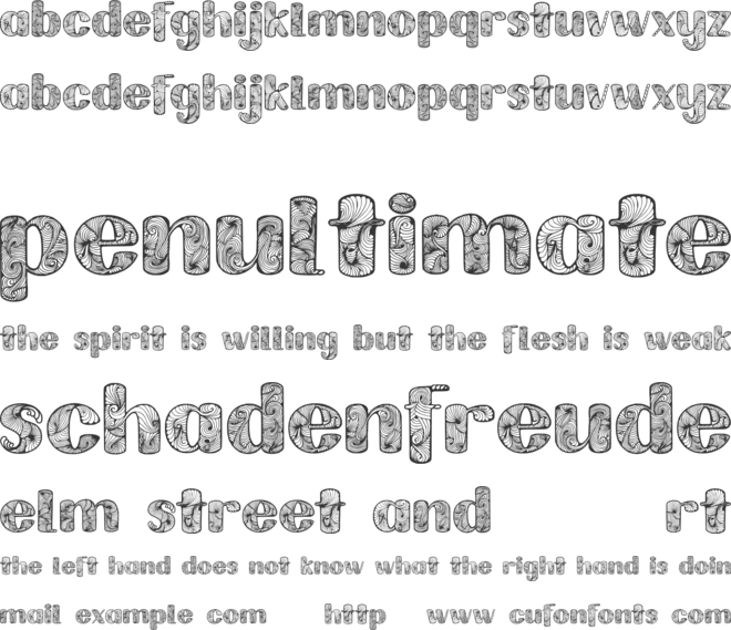 Labrint font preview