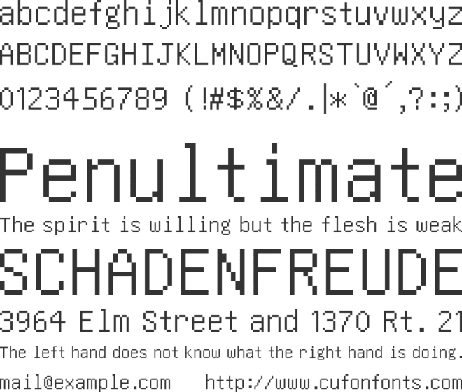 Vieytes font preview