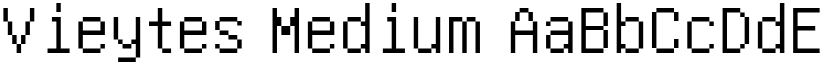 Vieytes Medium font