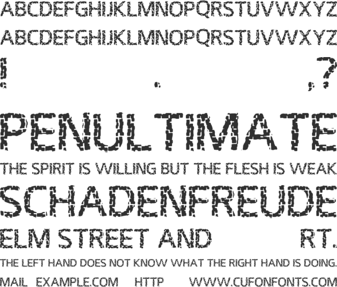 WALL PAINTING font preview