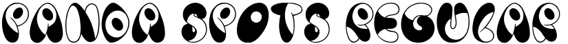 Panda Spots Regular font
