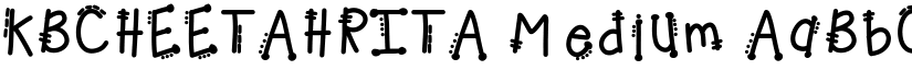 KBCHEETAHRITA font download