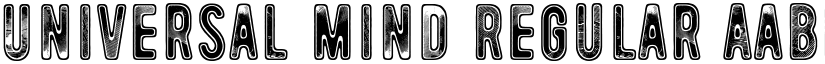 Universal Mind Regular font
