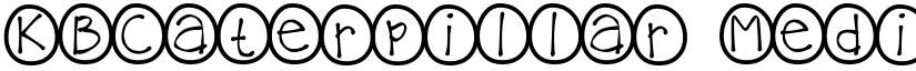 KBCaterpillar Medium font
