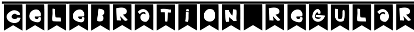 Celebration Regular font
