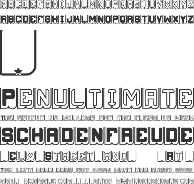 FoOnTaStIcA St font preview