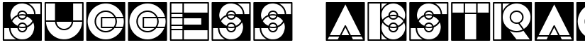 Success Abstract Regular font