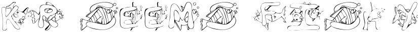 KR Seems Fishy To Me Regular font
