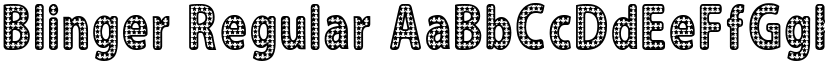 Blinger Regular font
