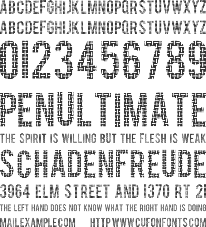 DeliciousApplepie font preview