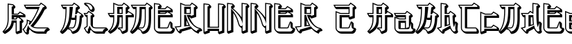 KZ BLADERUNNER 2 font