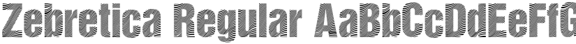 Zebretica Regular font