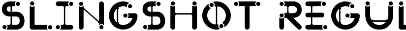 SlingShot Regular font