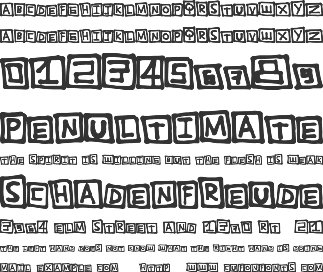 TightBox font preview