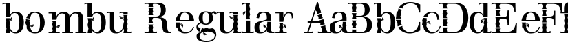 bombu font download