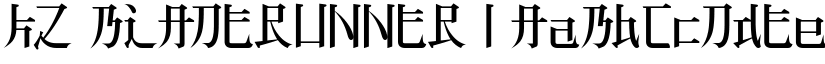 KZ BLADERUNNER 1 font