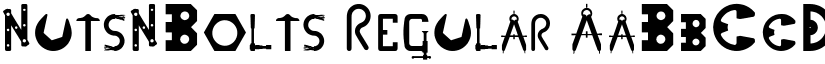 NutsNBolts font download
