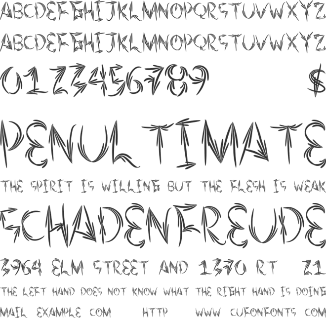 AutumnTwo font preview