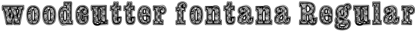 woodcutter fontana Regular font