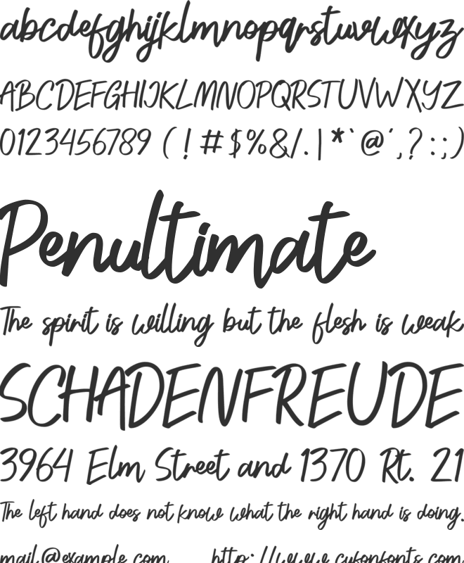 Piledrive Walts font preview