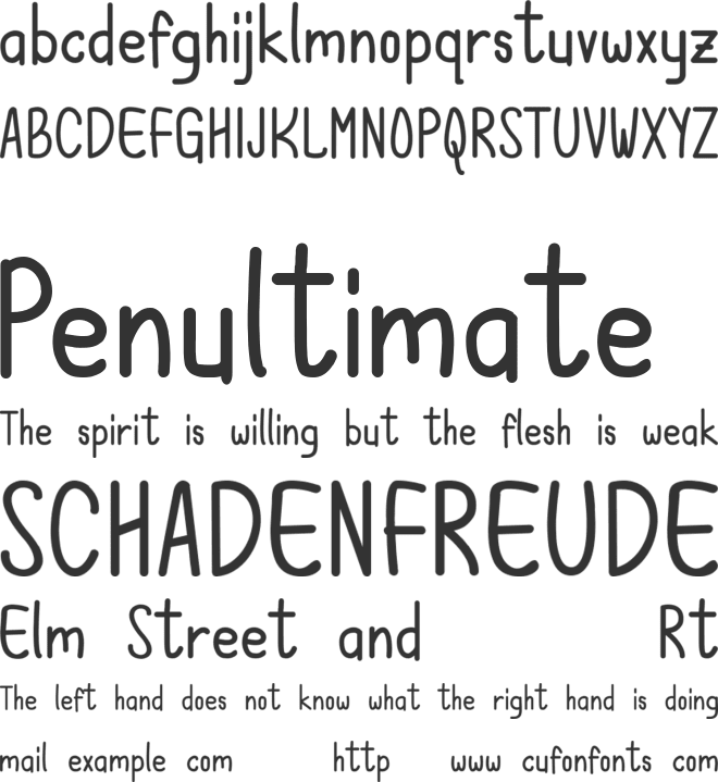 Brownie Girly font preview