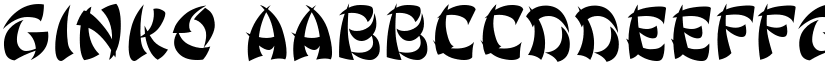 Ginko font