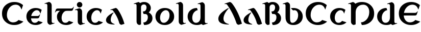 Celtica Bold font