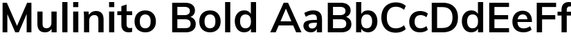 Mulinito Bold font