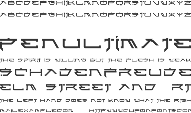 Atari Kids font preview