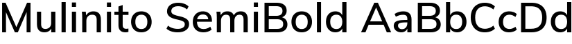 Mulinito SemiBold font