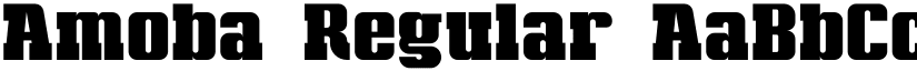 Amoba Regular font