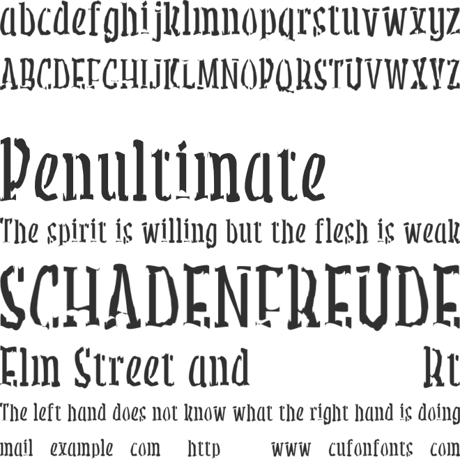 MTRslab font preview