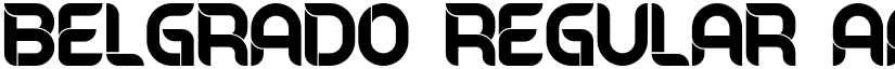 Belgrado Regular font