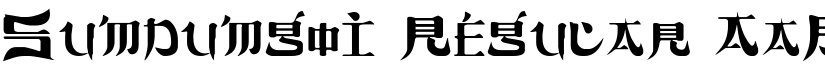 Sumdumgoi Regular font