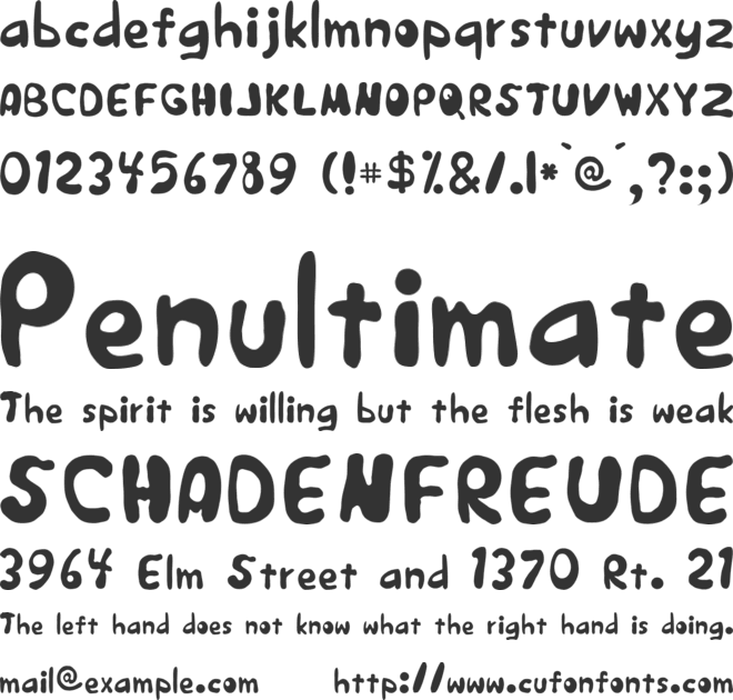 Japestyle font preview