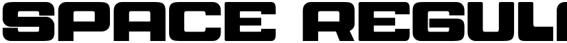 SPACE Regular font